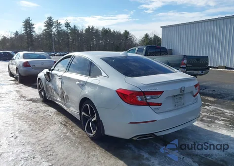2019 Honda Accord Sport 2.0T z USA, uszkodzony, nr VIN 1HGCV2F37KA008347